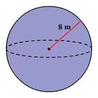 Volumen de esferas: explicación y ejemplos