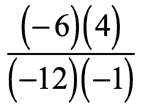 Multiplicar y dividir números positivos y / o negativos