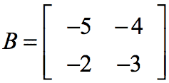 Determinante de una matriz 2 × 2