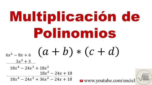 Multiplicar polinomios: explicación y ejemplos