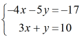 Método de sustitución (sistemas de ecuaciones lineales)