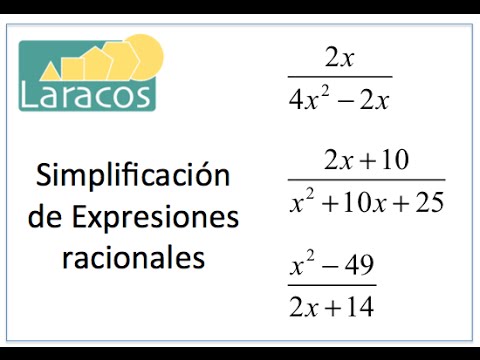 Simplificación de expresiones racionales: explicación y ejemplos