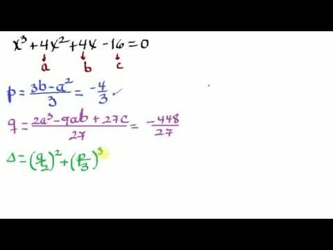 Resolver ecuaciones cúbicas: métodos y ejemplos