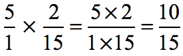 Multiplicando fracciones