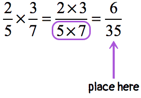Multiplicando fracciones