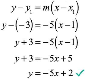 Ecuación de una línea paralela y / o perpendicular a otra línea